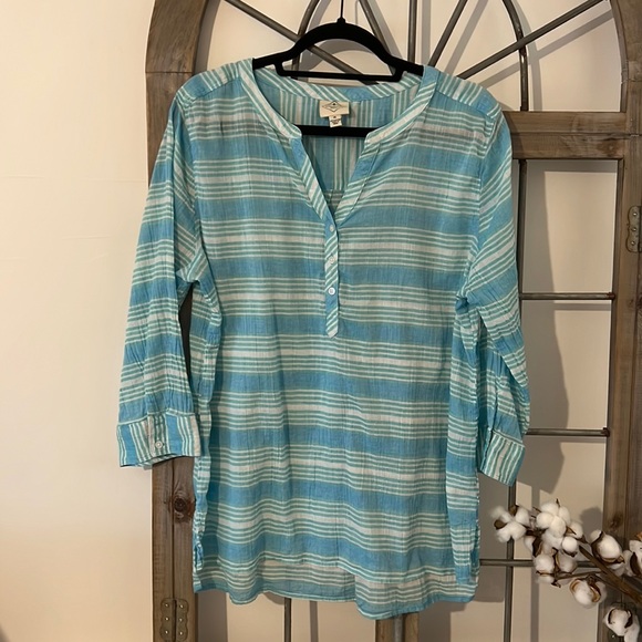 St. John's Bay Tops - St. John’s Bay Tunic Style Blouse